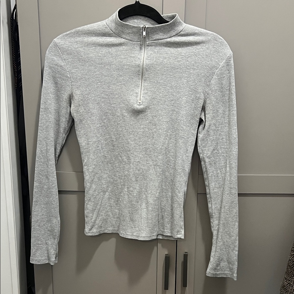 Ribbed Zip Top Fashion Nova